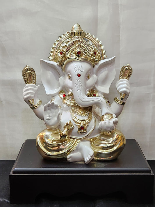 Ganesh  Ji With Razing (golden)