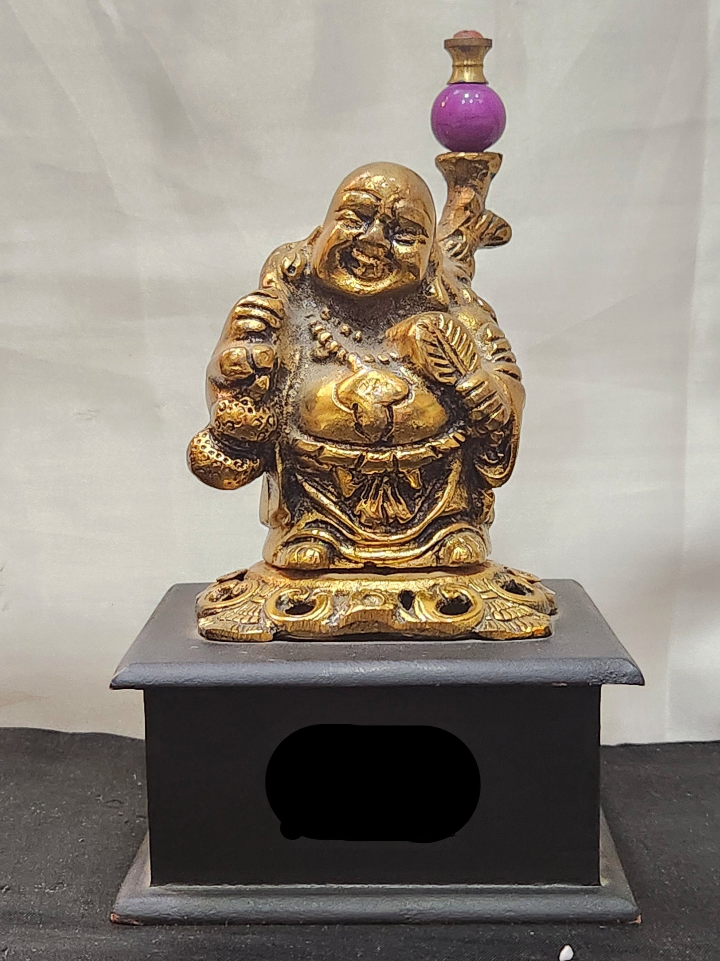 MINI  LAUGHING BUDDHA (METAL)