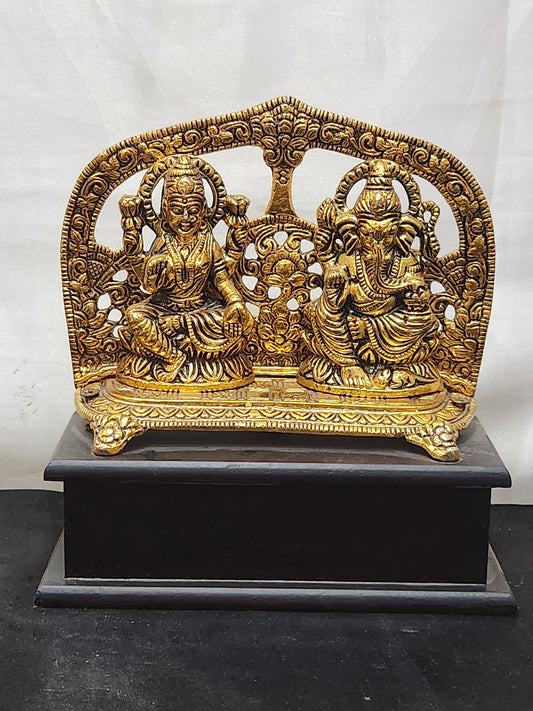 SMALL DARBAR LAXMI GANESH (METAL)