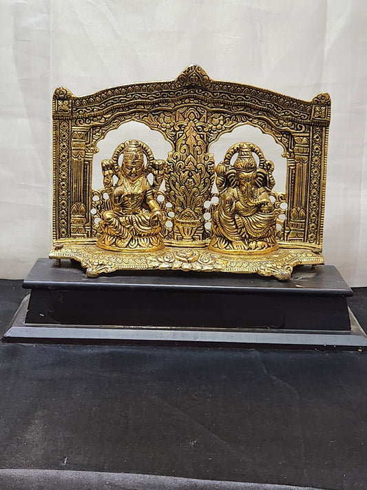 LAXMI GANESH DARBAR MEDIUM SIZE (METAL)