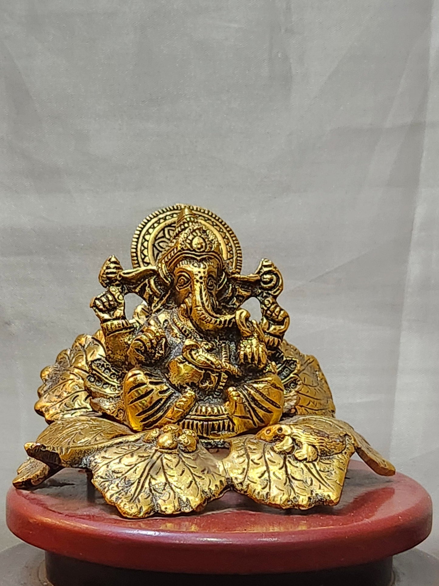 FLOWER GANESH  (METAL)